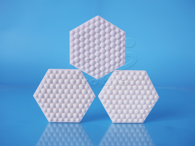 小凸面六邊形-氧化鋁防彈陶瓷